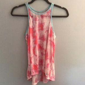 Tie dye racerback tank